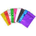 Miniatyrbillede 5 af 5: 100 stk Holdbare Dobbeltsidede Mylar Folie Flat Ziplock Pose Prøvepose Varmesæling