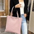 Miniatyrbild 3 av 5: Fashion Damväska för Kvinnor PU Läder Lätt Axelväska Plisserad Tote Bag Black
