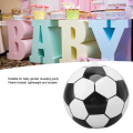 Miniatyrbillede 3 af 5: Køn afslørende fodbold med blå og lyserød pulver til baby dreng pige shower køn afsløring fodbold