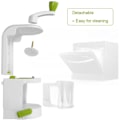 Miniatyrbilde 2 av 5: Spiralizer for grønnsaker, grønnsakskutter, courgette-spagettimaskin, courgette-spiralizer, Zucchi