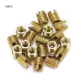 Miniatyrbilde 2 av 5: M12 til M8 gjengeadapter - Gjengeinnsatser 20 stk 302 karbonstål selv- M8*M12*15(2pcs) *10