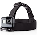Miniatyrbillede 1 af 4: Hovedbåndsmontering til GoPro, Sort