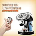 Miniatyrbilde 2 av 5: Gjenbrukbar Kaffe Kapsel, Rustfritt Stål Kapsel Italiensk Konsentrert Kaffe Filter Kompatibel Med Illy Kaffe Maskin For X9 X8 X7.1 Y5 Y3 Y1.1