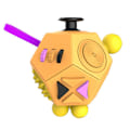 Pikkukuva 1 / 6: 12-sivuinen Fidget Cube -lelu, lievittää stressiä lapsille, teini-ikäisille ja aikuisille C2