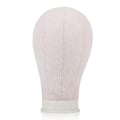Miniatyrbilde 3 av 4: 23 tommers lerret hode parykk modell making mannequin hode hatt hodeplagg cap display manikin modell