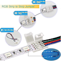 Miniatyrbillede 4 af 5: Connector Kit til 5050 10mm 4-bens RGB, 2-vejs Splitter, DIY Tilbehør til RGB-forbindelse