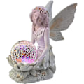 Miniatyrbilde 1 av 4: Hagefigurer Alver Solglasskuler Solbelysning Statue Hage Solfigurer Fe Statue Dekorasjon