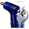Miniatyrbillede 4 af 5: Heavy Duty Messing Have Slange Mundstykke Højtryks Justerbar Spray Pistol Til Vanding Af Planter Kæledyr Brusebad Vask Bil Rengøring Blå