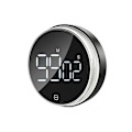 Miniatyrbilde 1 av 5: Digital Timer, Magnetisk Timer For Matlaging, Visuell Timer Med LED-skjerm, Justerbart Volum(batteri