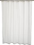 Duschdraperi i tyg - 72 x 72 tum, vit