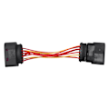 Miniatyrbillede 1 af 5: Bil HID Xenon Forlygte 10 Til 14 Pin Stikadapter Til 1j0973835 1j0973737 Biltilbehør (haoyi