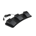 Miniatyrbillede 1 af 2: Usb Triple Foot Switcher Controller Key Tilpasset Tastatur Gaming Multimedia Action Pedal Til Comp
