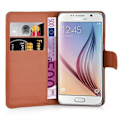 Pikkukuva 4 / 5: Samsung Galaxy S6 -kotelo - korttipaikoilla ja jalustatoiminnolla CHOCOLATE BROWN
