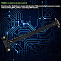 Pikkukuva 3 / 5: PCIe X1 Nouseutinkaapeli Kaksois-oikeakulmainen PCIe 3.0 X1 - X1 Jatkokaapeli 8gbps Pci 1x Nouseutinkortti 20cm