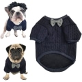 Miniatyrbillede 1 af 2: Hunde Butterfly Sweater - Tøj til kæledyr Jakker til franske bulldogs og mops (XL)