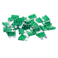 Miniatyrbillede 1 af 5: Bilsikring 30a 30amp Grøn Karosseri To-benet Bladsikring 30stk
