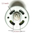 Pikkukuva 2 / 2: 12v 10.8v 13 Hampainen Moottori Vaihto Bosch Gsr10.8-2-li Gsr120-li Gsr-li-2 Uusi De