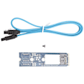 Miniatyrbillede 3 af 5: M2 SATA Adapter Konverterkort B-M KEY M.2 NGFF SATA SSD til 7Pin Adapterkort Understøtter 2242 2260 2280 Hovedkort
