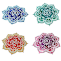 Miniatyrbillede 2 af 2: Blomster Rundt Strandtæppe Tapestry Hippy Boho Gypsy Bomuld