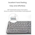 Miniatyrbillede 2 af 5: Sammenklappelig trådløst USB Type C-tastatur til Windows, Android, computer, tablet, pc, telefon