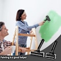 Miniatyrbild 5 av 5: 2 st Gummirullar Brayer Rullar Hård Gummi 4 och 2,2 tum för Tryck Width 6CM+ Width 10CM *1