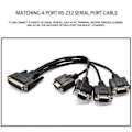 Pikkukuva 3 / 4: 4-portin PCI Express -sarjakortti Ax99100 -siru Pcie - Db9 Rs232 -laajennuskortti