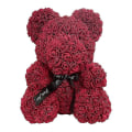 Miniatyrbillede 3 af 5: Timubike 2022 Dropshipping 40cm Rose Bear Hjerte Kunstig Blomst Rose Teddy Bear Til Kvinder Valentins Bryllup Fødselsdag Julegave Red white H 25CM