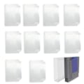 Miniatyrbild 2 av 5: 10 st/förpackning Transparent skyddande fodral Transparent spelkassettbox för Nes