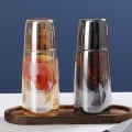 Miniatyrbillede 2 af 2: 750ml/850ml Drikke Koldt Kedel Sæt Kedel Vand Glas Varmebestandig Transparent Smoke Grey 850ml