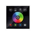 Miniatyrbillede 1 af 5: Dc12v-24v Rgb  Rgbw Vægmounted Controller Glaspanel Dimmer Til Led Strips Lampe Sort