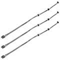 Miniatyrbillede 1 af 5: 3x 5pin 1 til 3 perifer 4 pin Molex Ide 5p Psu strømforsyningskabel til V550 V650 V700 V750 V850 V1