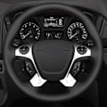 Miniatyrbild 2 av 4: Mjukt svart konstläderhölje för bilratt till Ford Transit Connect Tourneo Custom Grand Tourneo Connect 2014-2020