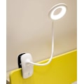 Miniatyrbilde 3 av 4: Led klipsbar leselampe dimbar øyebeskyttelse bordlampe White