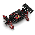 Pikkukuva 3 / 5: Metal ohjauskomponentit ohjaus H16 16207 16208 16209 16210 1/16 Rc auto S S lisävarusteet,1