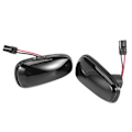 Pikkukuva 1 / 4: 2 kpl Auton Sivuvalo Led Vilkku Ilmaisinlamppu Opel Zafira A 99-05 G 98-09 Musta