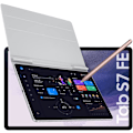 Pikkukuva 5 / 5: Tab S7 FE -kynän korvaava S Pen ilman Bluetoothia Samsung Galaxy Tab S7:lle, Tab S7+ Plus:lle, Tab S7 FE -kynälle (Rose Gold) + kärjet