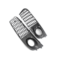 Miniatyrbilde 3 av 5: Honeycomb Mesh Tåkelys Deksel Trim Ramme Tåkelys Grill For A4 B8 Rs4 2009-2012 Blank Svart 8kd807682