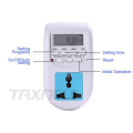 Miniatyrbild 1 av 5: Digital Timerbrytare EU-kontakt Al-06 Veckovis Programmerbar Elektronisk 220VAC, Timer Belysningsbrytare Väggkontroll Timer