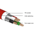 Miniatyrbilde 3 av 5: Hurtiglading Kabel 0.25m Dobbel Albue Type C Datakabel Usb Kabel Blue