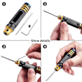 Miniatyrbillede 5 af 5: Model Mejsel Slidstærk Modellerings Scriber Ergonomisk Super Slank Skarp