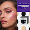 Miniatyrbillede 4 af 5: Sort Blush, der lyser hudtonen, vandtæt, ikke-fedtet, langtidsholdbar makeup