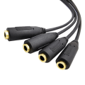 Pikkukuva 5 / 5: Kuulokejakoadapteri, 3,5 mm, 3,5 mm Trs 1 - 4-tiejakoadapteri