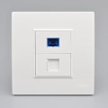 Miniatyrbillede 3 af 5: SC Fiberoptisk Interface, Vægstikkontakt, RJ45 Netværksjackpanel, Connecto1 Type