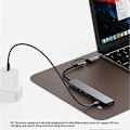Miniatyrbilde 2 av 5: 2217TU 7-i-1 Laptop Nettbrett USB Hub Utvidelsesdokk USB 3.0 / USB-C Multi-Port Adapter