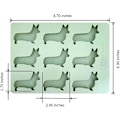 Pikkukuva 3 / 5: Corgi-silikonijääpalamuotti ja herkkumuotti, 9 corgin muotoista muottia, BPA-vapaa ja lämmönkestävä, suklaamuotti