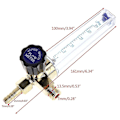 Miniatyrbillede 4 af 4: Argon Co2 Mig Tig Flow Meter Regulator Trykmåler Svejser Dele Industrielle