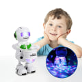 Miniatyrbillede 3 af 5: Automatisk elektrisk danselegetøjsrobot LED-lys musikdansrobot atmosfærelys gave