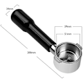 Pikkukuva 4 / 5: 51 mm Portafilter ECP3420, EC155, BCO430, EC260:lle, 51 mm Pohjaton Portafilter 2 Korvaa Vaihto-osa