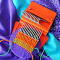 Miniatyrbild 4 av 5: Darning Mini Loom Machine, Speedweve Typ Väva Verktyg Bekväm Liten Vävstol Kit, DIY Vävkonst Väva Verktyg Shibaod