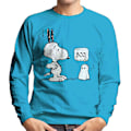Pikkukuva 1 / 3: Peanuts Halloween Ghost Fright Snoopy Miesten Paita Sapphire X-Large